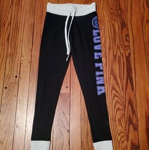 BNWOT! VS PINK Black Legging Yoga Pants XS